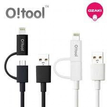 Ozaki O!tool Combo Cable+ Lightning & Micro-USB 二合一充電傳輸線